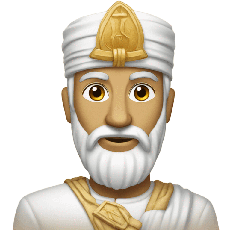 symbol for zoroastrianism on purple background emoji