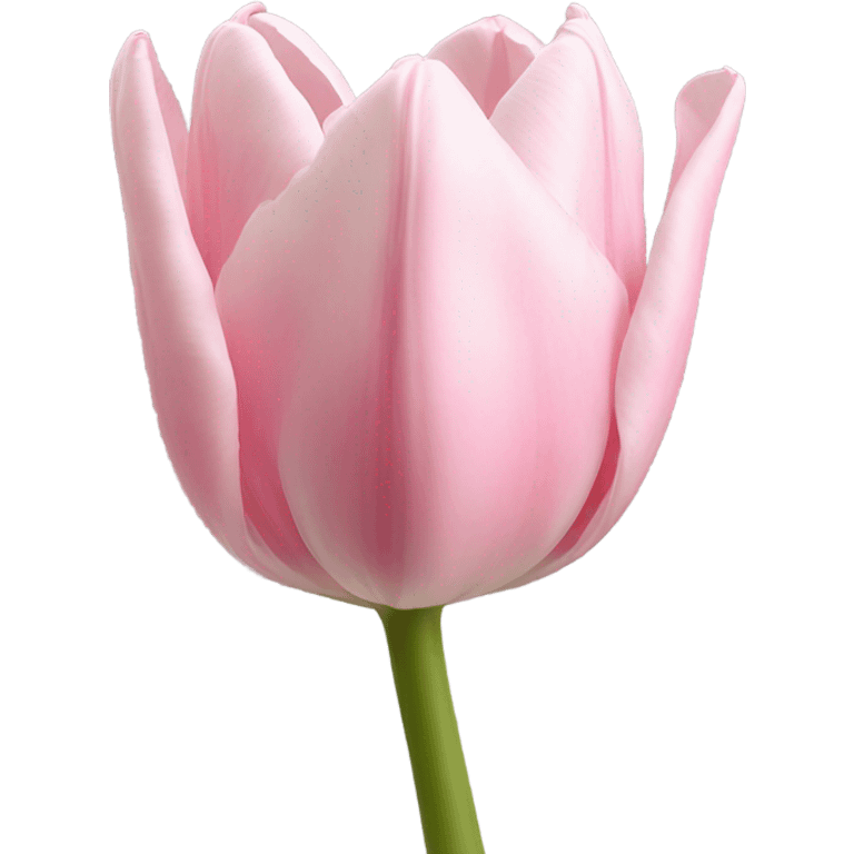 soft pink tulip emoji