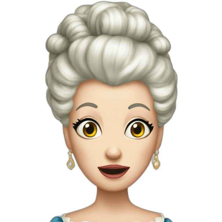 shocked Marie Antoinette emoji