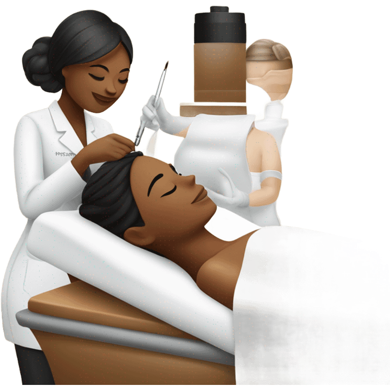 spa at a cosmetologist emoji