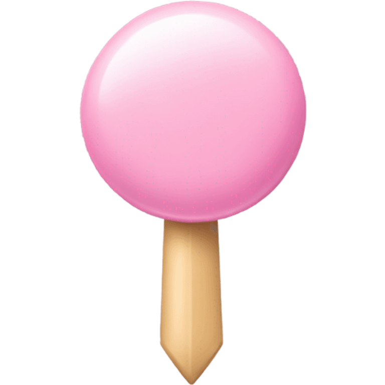 Pastel pink pushpin emoji