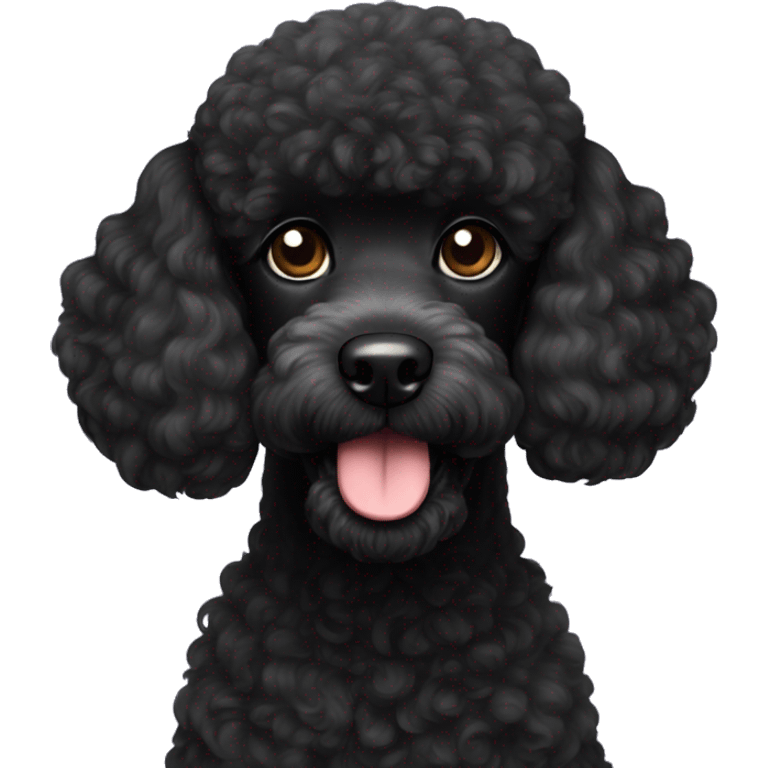 black poodle  emoji