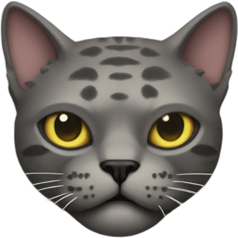 Laser eyed cat godzilla emoji