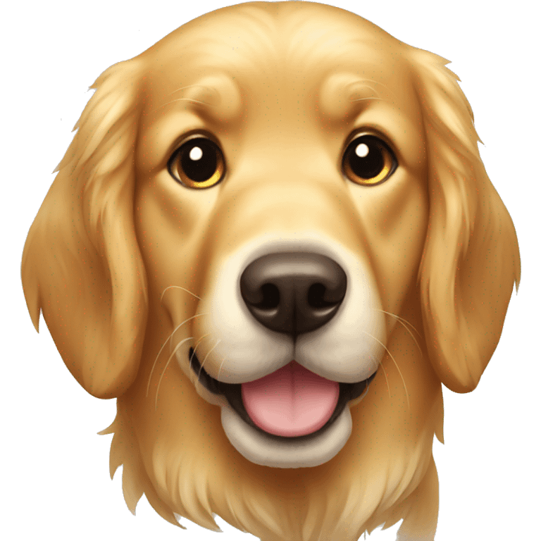 Dog golden retriever  emoji