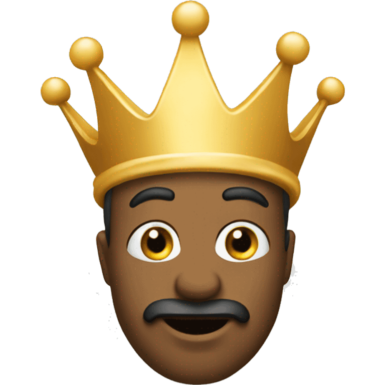 a crown with the text movement king emoji