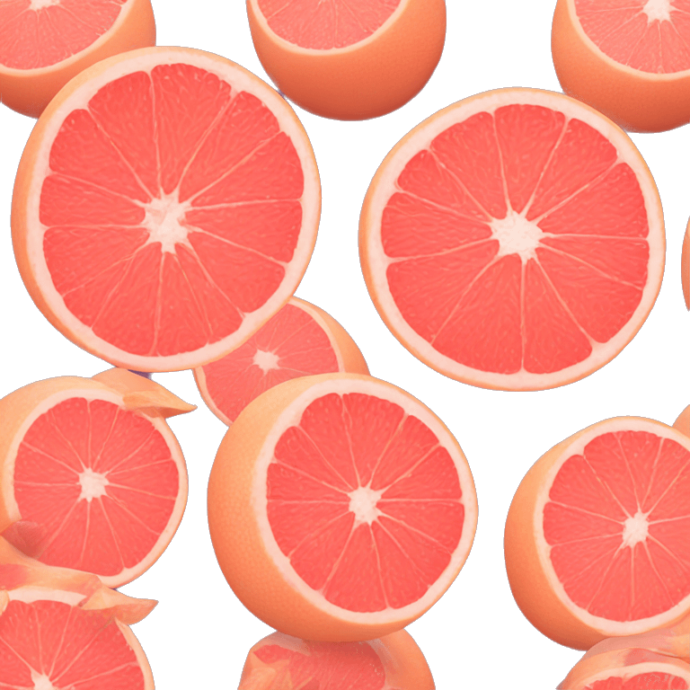 pretty pink Grapefruit emoji