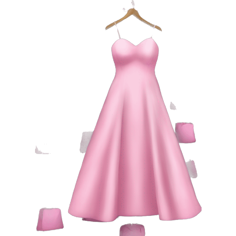 Pink couture dress display emoji