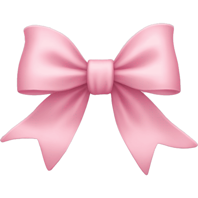 Light pink bow emoji