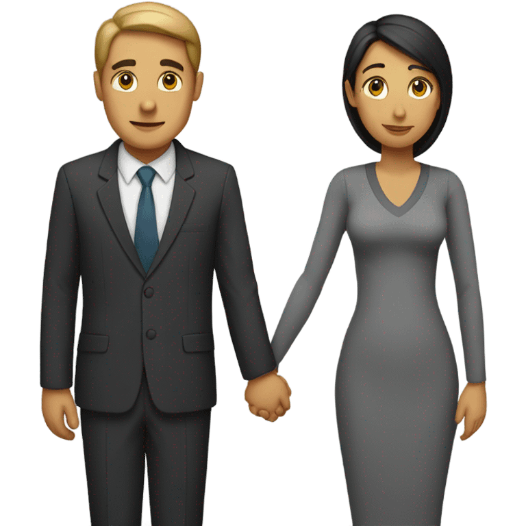 woman and man holding hands emoji