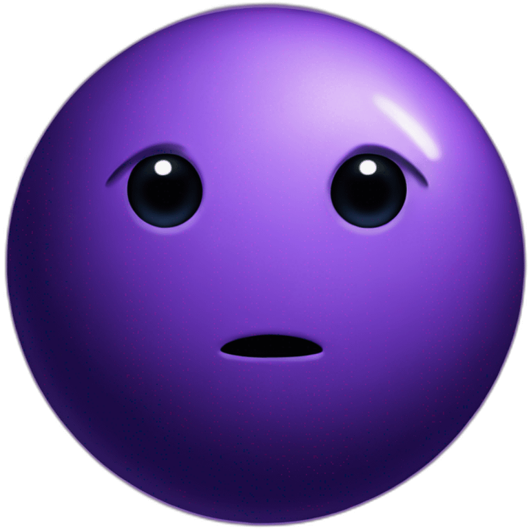 Purple planet emoji