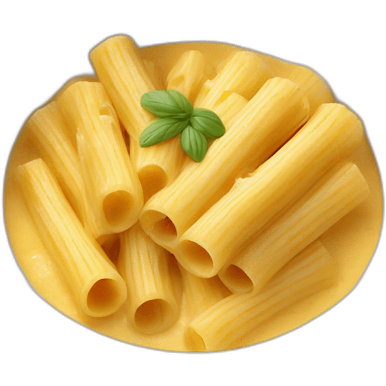 rigatoni dish in cheese sauce emoji