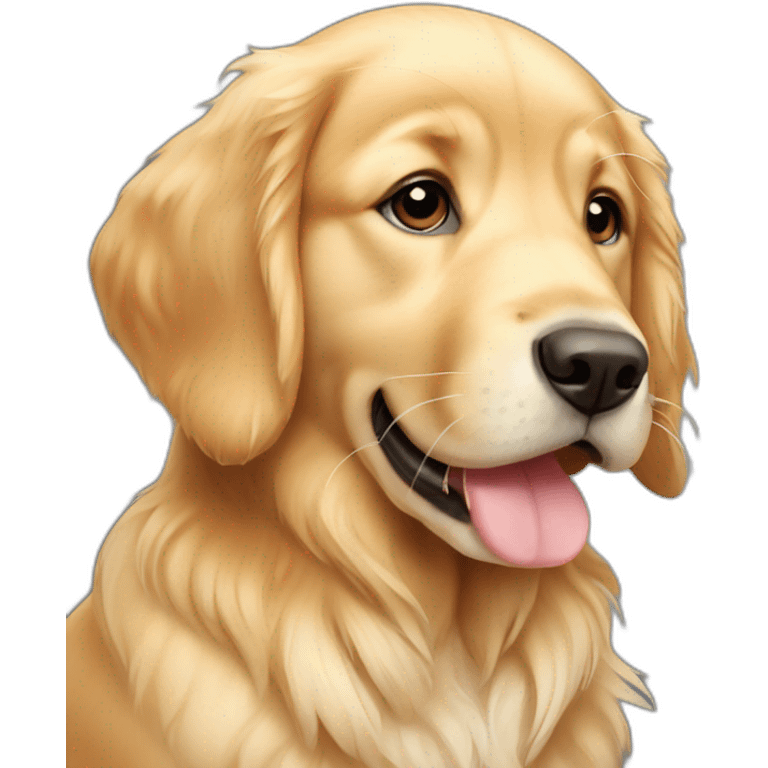 golden retriver puppy emoji