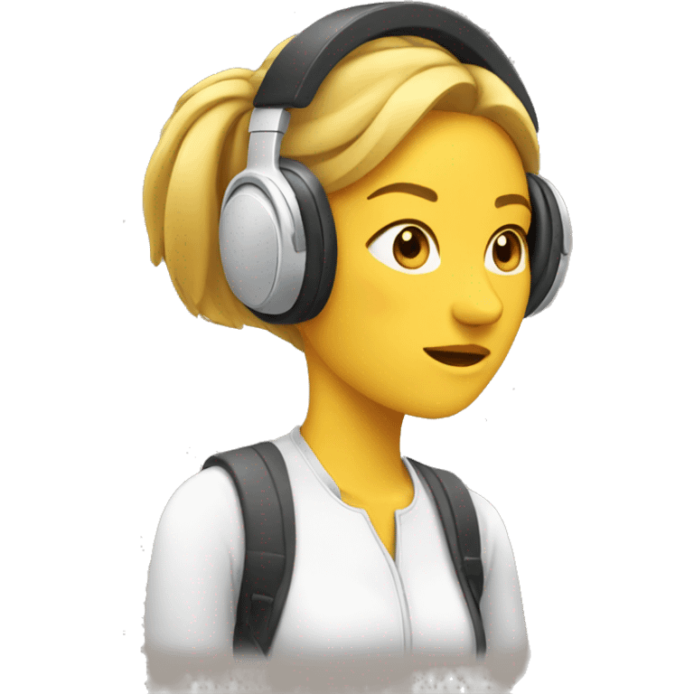 headphone + women emoji