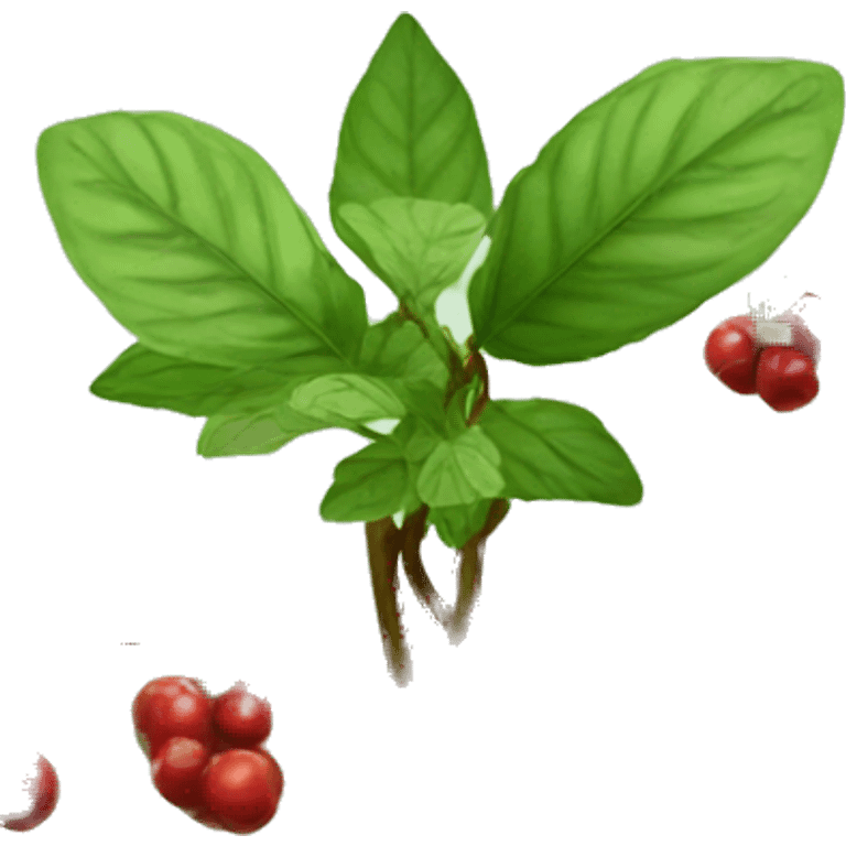 Indian Ginseng plant berries emoji