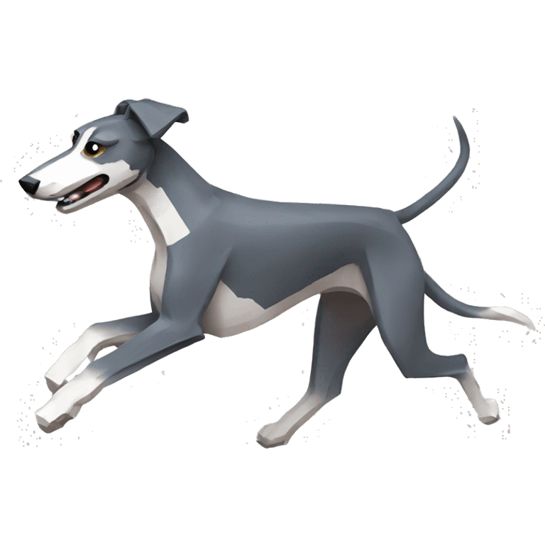 Minecraft greyhound running  emoji