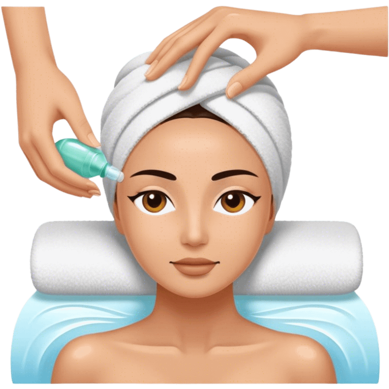 Spa day facial emoji