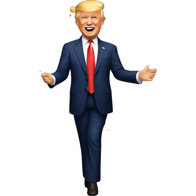 Donald Trump dancing emoji