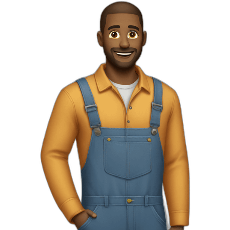 Coverall overalls emoji