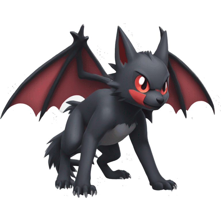 Bat-Litten-Zoroark full body emoji