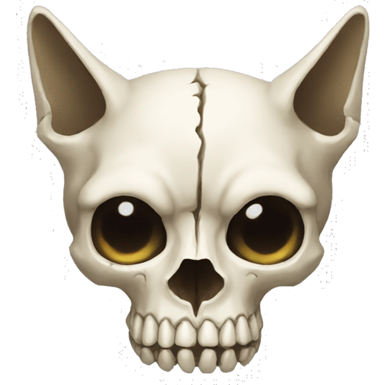 Cat skull emoji