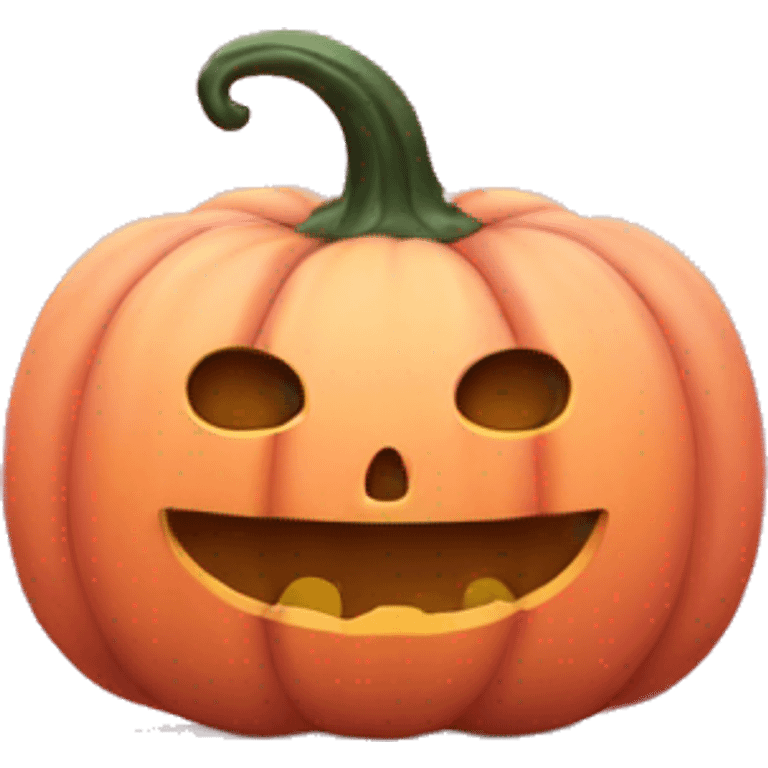 Pink pumpkin  emoji