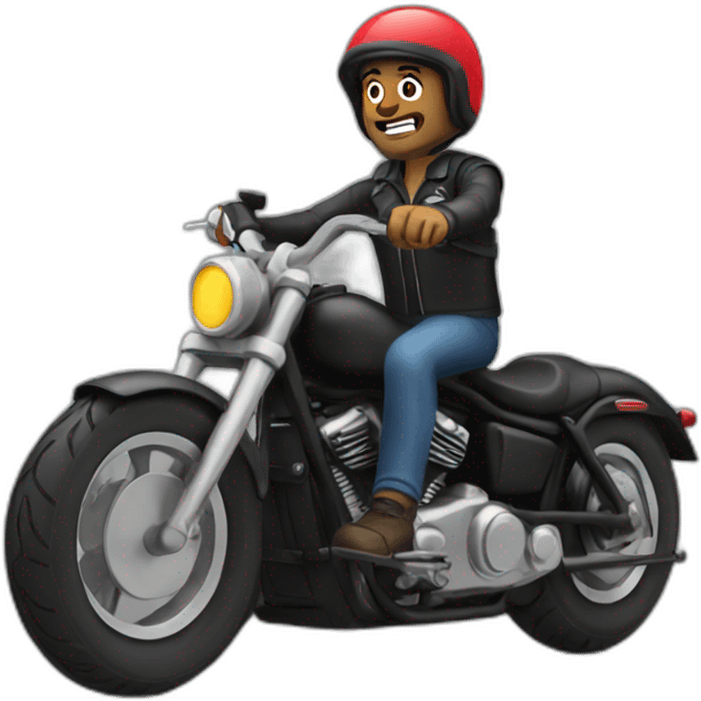 Biker emoji