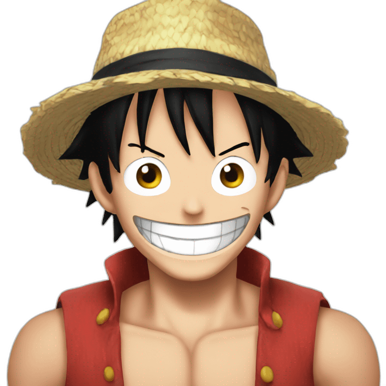 One piece luffy emoji