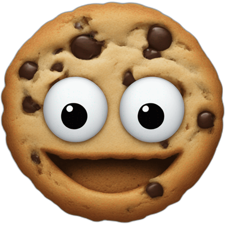 cookie monster face emoji