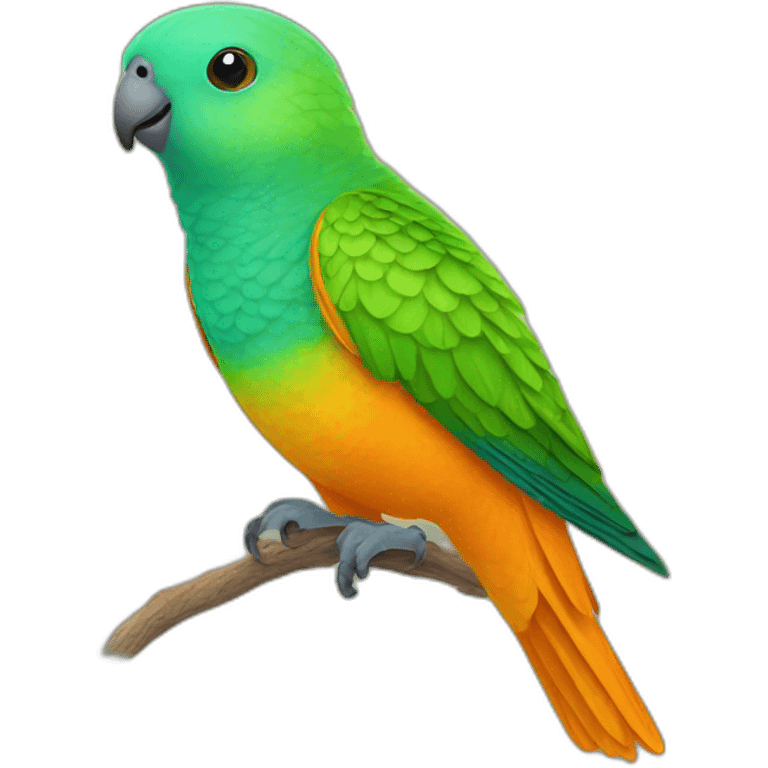 orange bellied parrot emoji