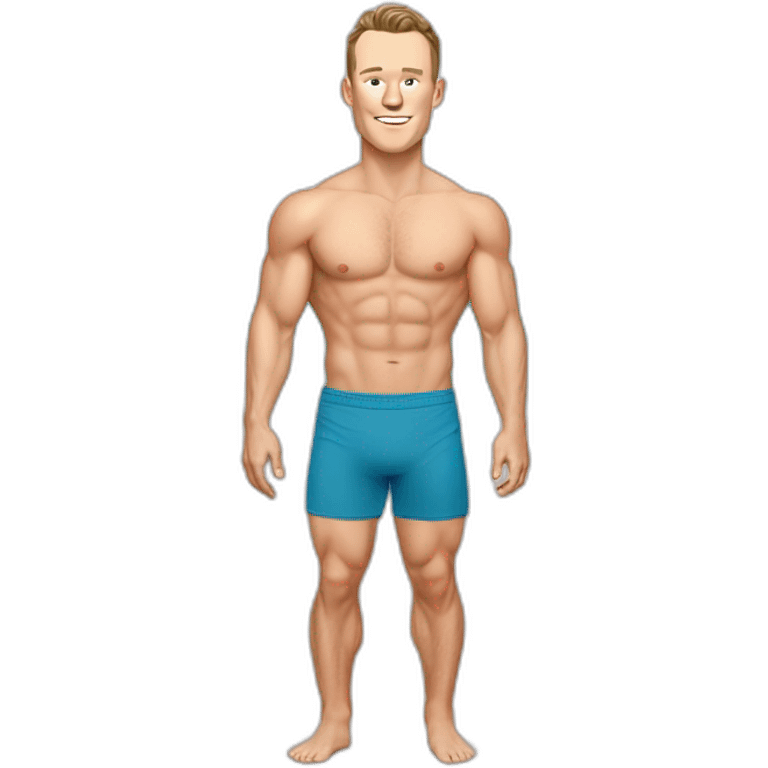 Jonathan Toews as a beach body; rainbow theme emoji