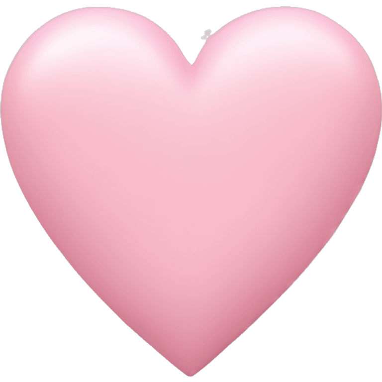 pastel pink heart emoji