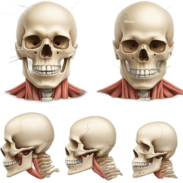 anatomy skull muscles emoji