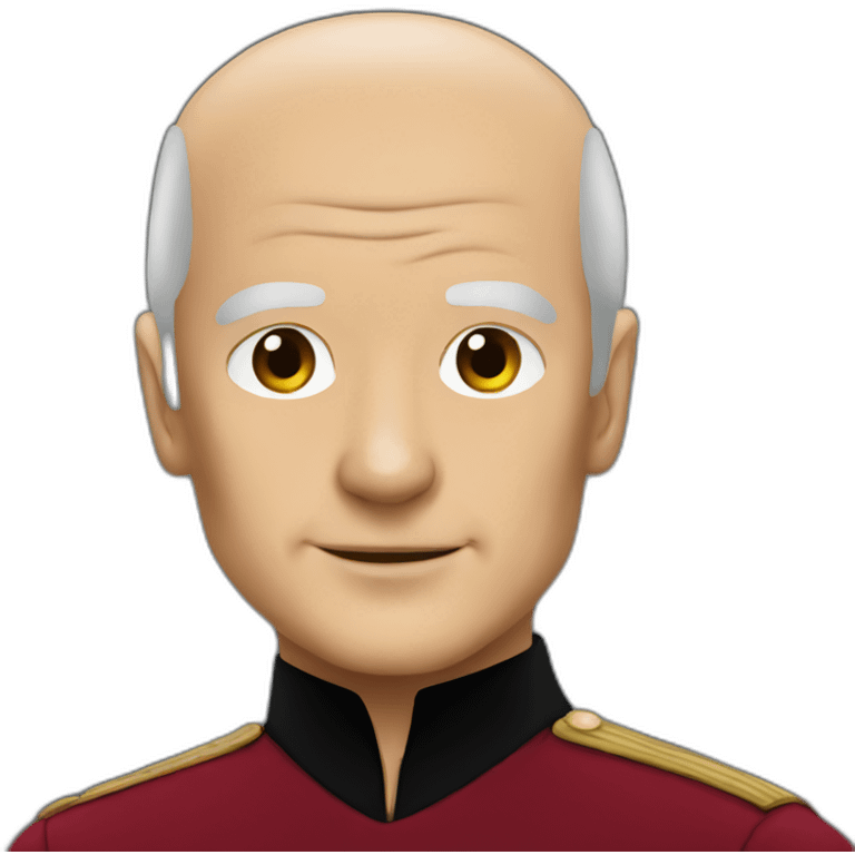 Young Captain Picard emoji