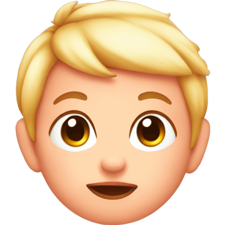 Baby peach emoji