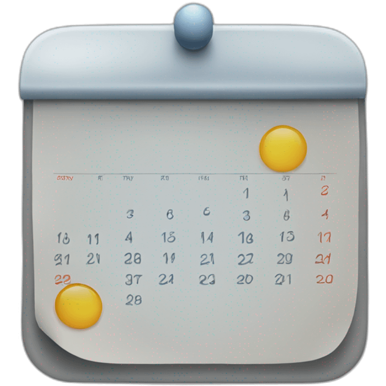 calendar emoji