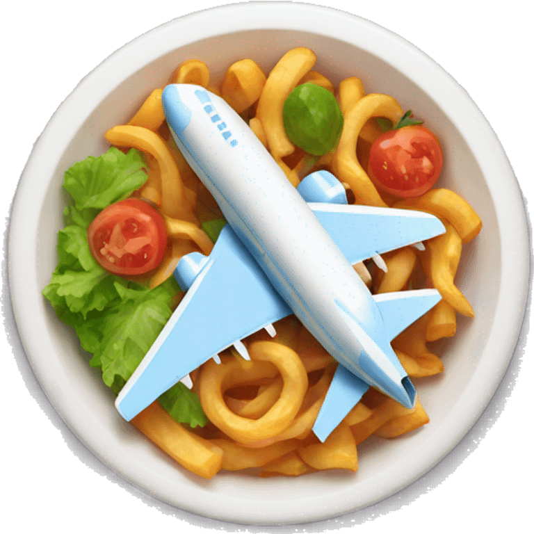 plane food emoji