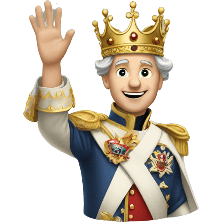 King François 1er waving emoji