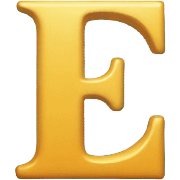 Letter E emoji