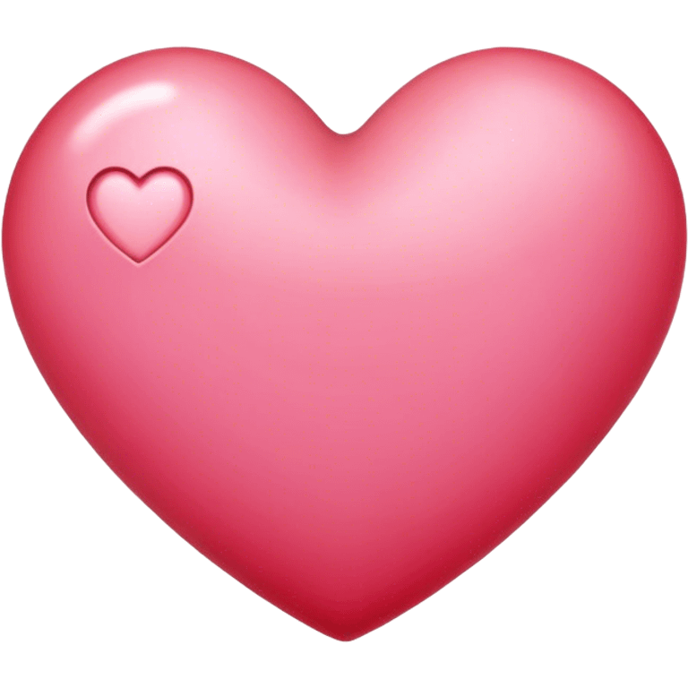 Pinkish red heart emoji