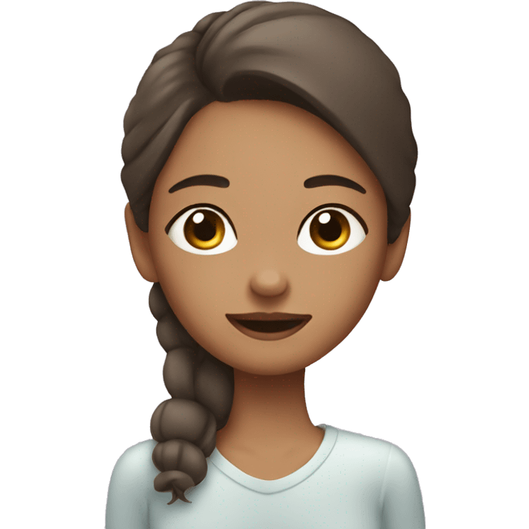 Girl doing skincare emoji