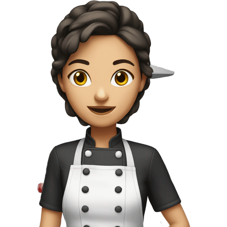 cook brunette emoji