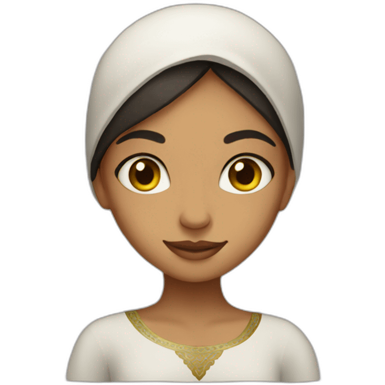 A Moroccan girl emoji