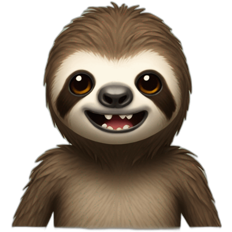 Killer sloth emoji