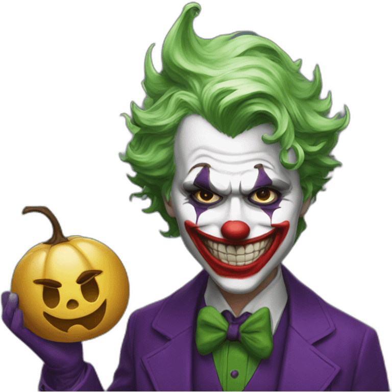 Joker with calvitie emoji