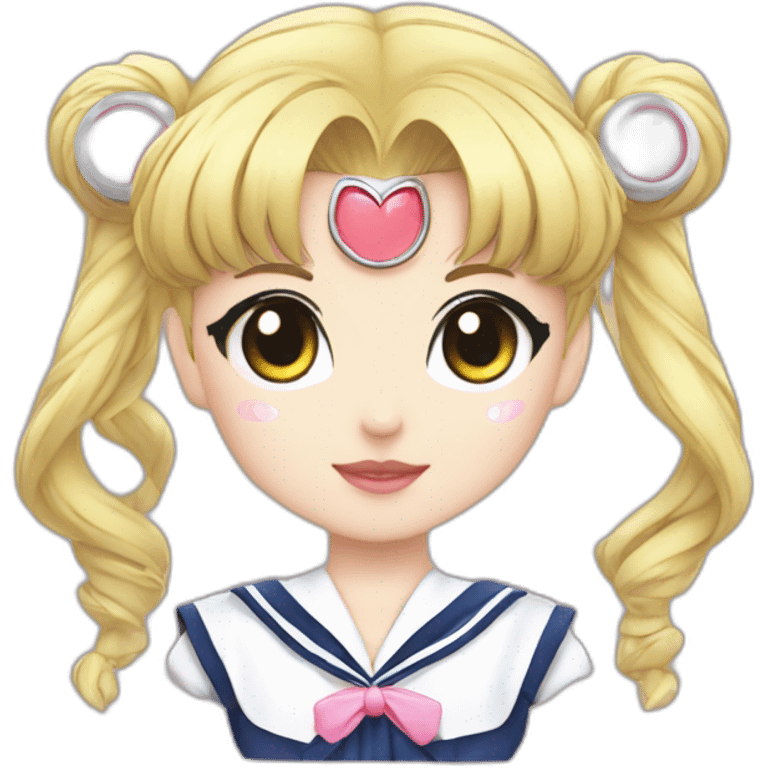 sailor moon face chibi kawaii emoji