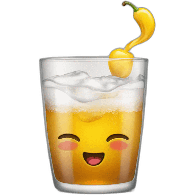 Un chat qui boit de l’alcool emoji