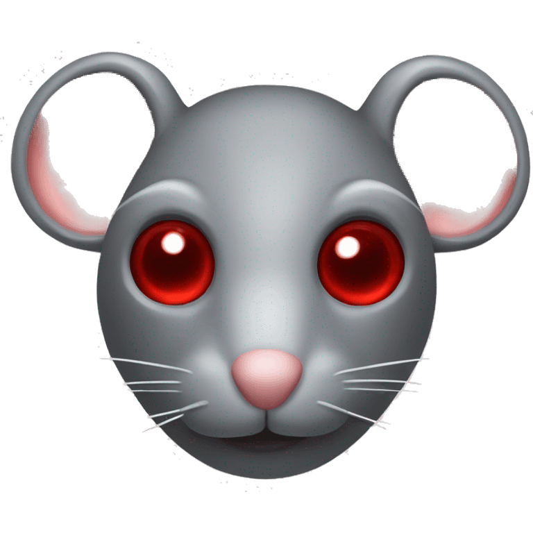 Mouse computer red eyes emoji