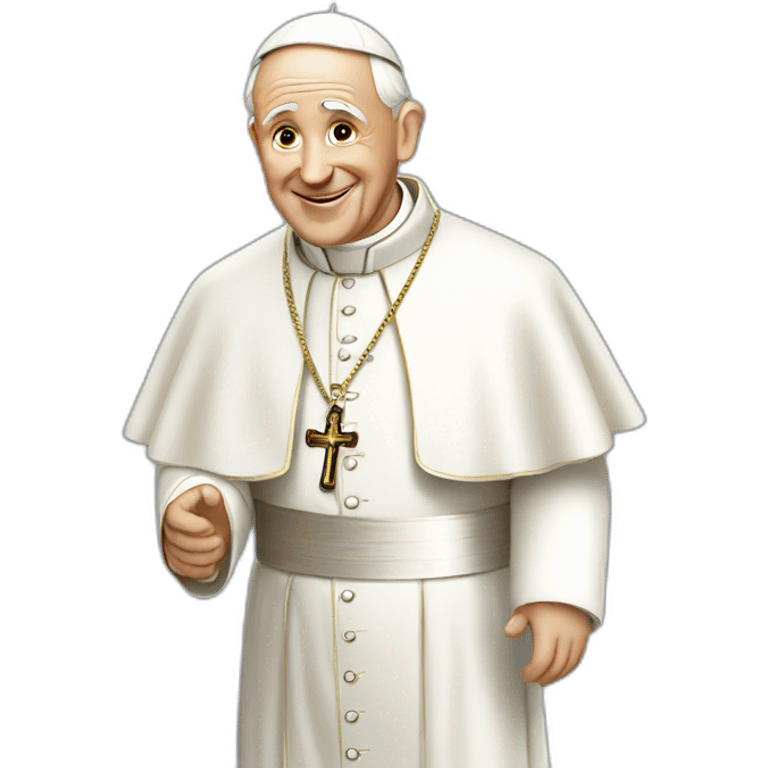 The pope emoji