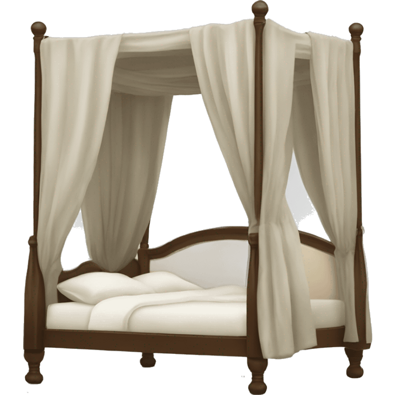 Baldaquin bed  emoji