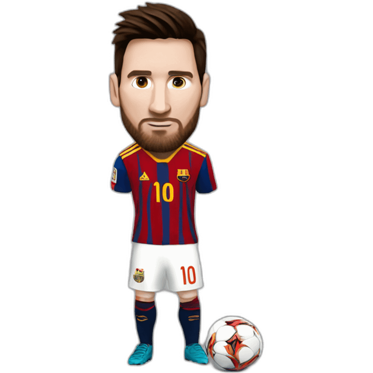 Messi in perspolis outfut emoji